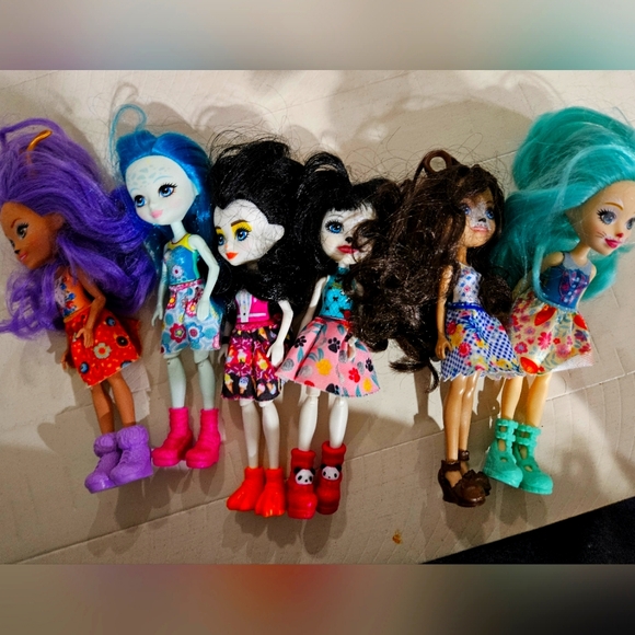 Enchantimals dolls lot of 6 - Picture 1 of 1